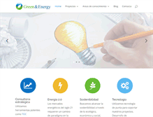Tablet Screenshot of green-and-energy.com